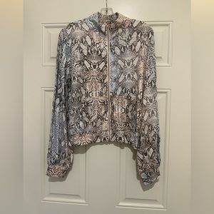 Skinny Girl Snake Print Jacket